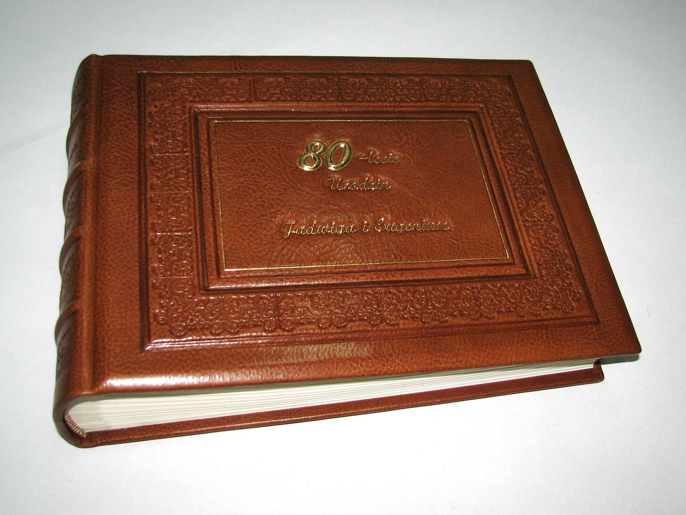 Skórzany album na zdjęcia, albumy ślubne, na urodziny, album komunijny
