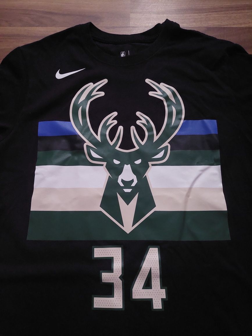 T-shirt Męski Nike NBA Milwaukee Bucks L