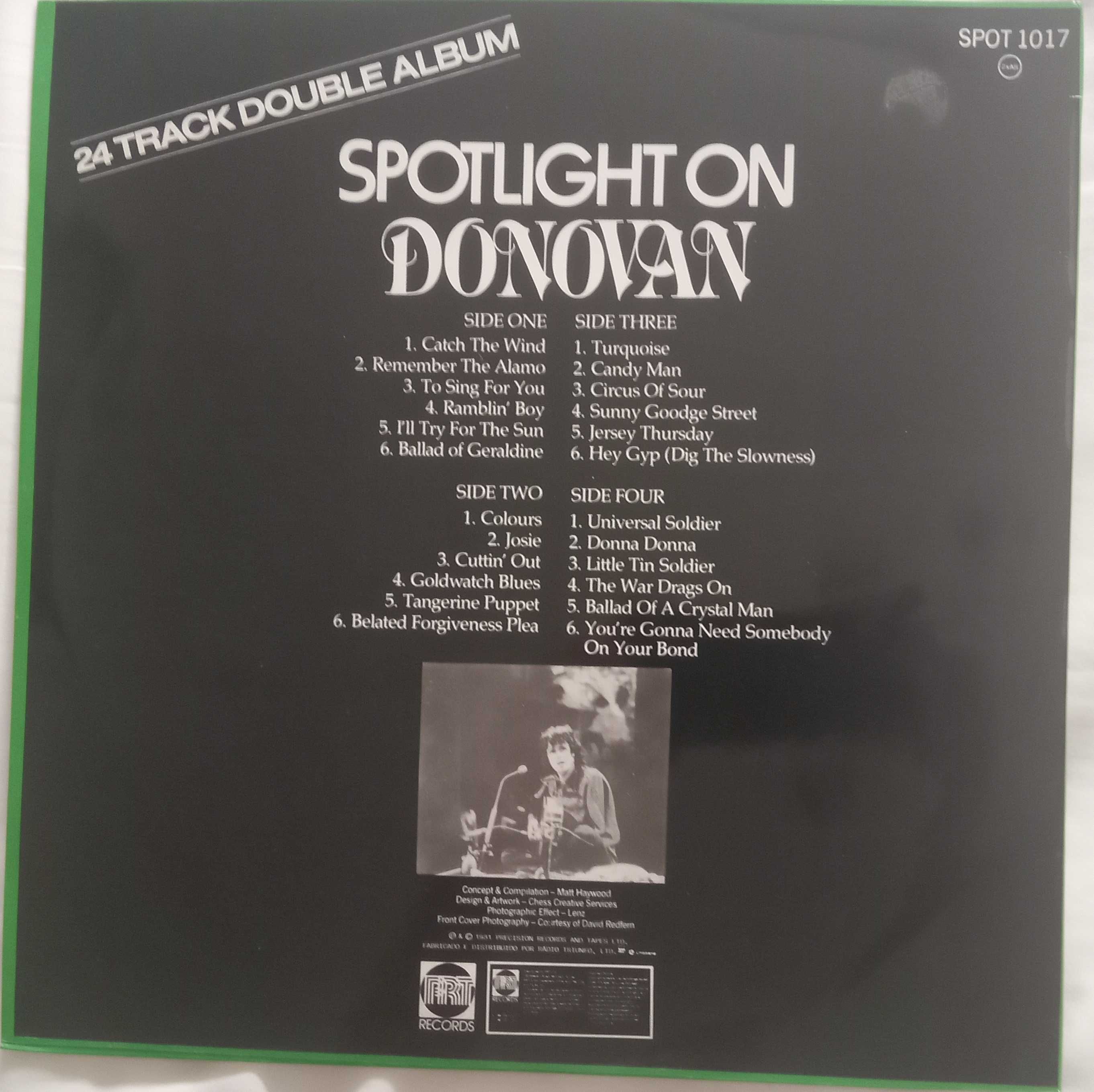 Donovan - - - - - Spotlight on Donovan - - - - - 2 X LP