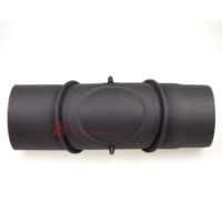 KOLANO KOMINOWE Φ 200 do pieca NASTAWNE Czarne – Blacha 2 mm