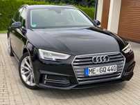 Audi A4 S-LINE / Alcantara / NAVI / EL. Klapa / Nowe Opony / Grzane Fotele /
