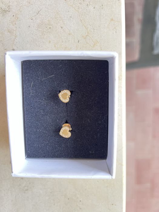 Brincos de ouro de 19.2K