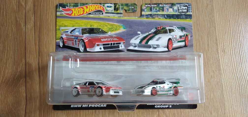 Hot Wheels 2 pak Group 5 BMW M1 Lancia Stratos Premium Car Culture
