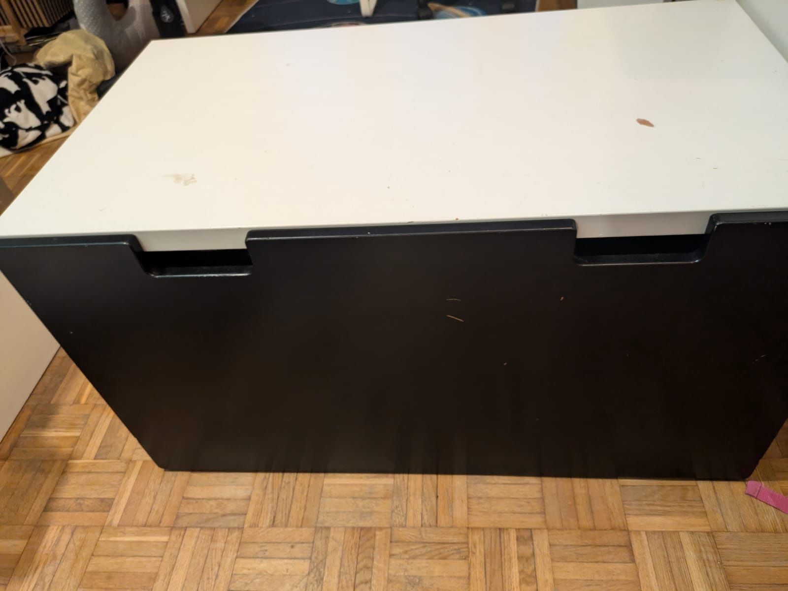 Szafka Ikea  biało czarna