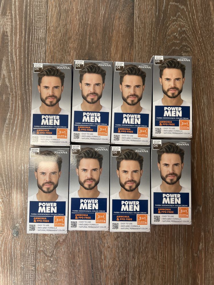 Joanna Power men farba odsiwiająca 8 pack