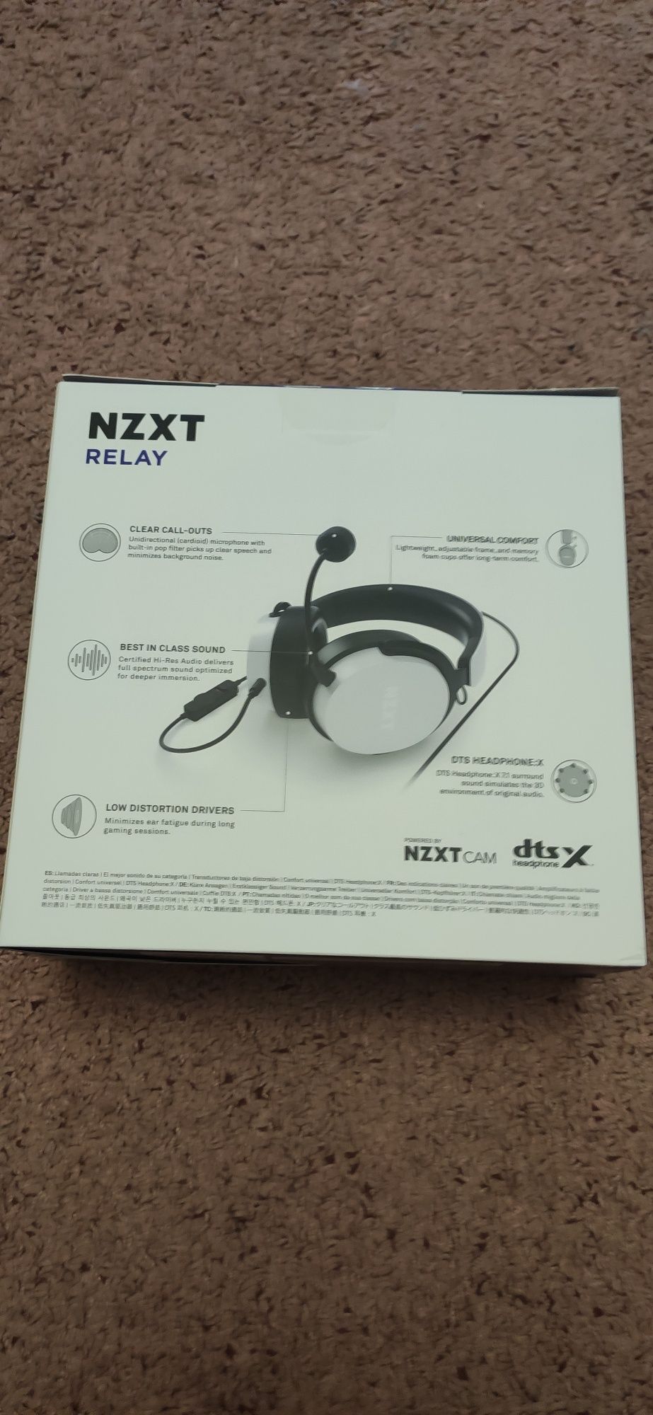 Навушники з мікрофоном NZXT Relay White (AP-WCB40-W)