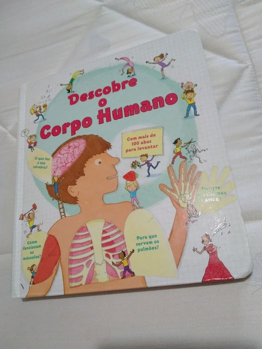 Livro Descobre O Corpo Humano, interativo