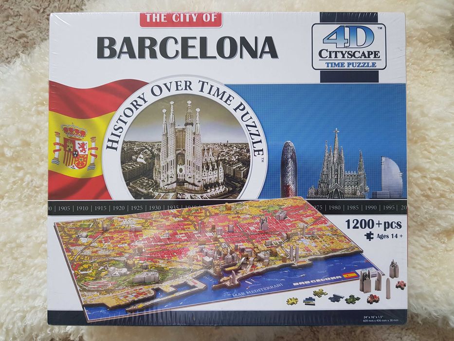 Nowe puzzle 4D The City of Barcelona