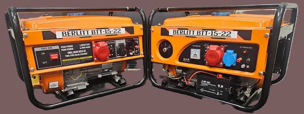 Agregat prądotwórczy, generator BERLITT BTT-15-22