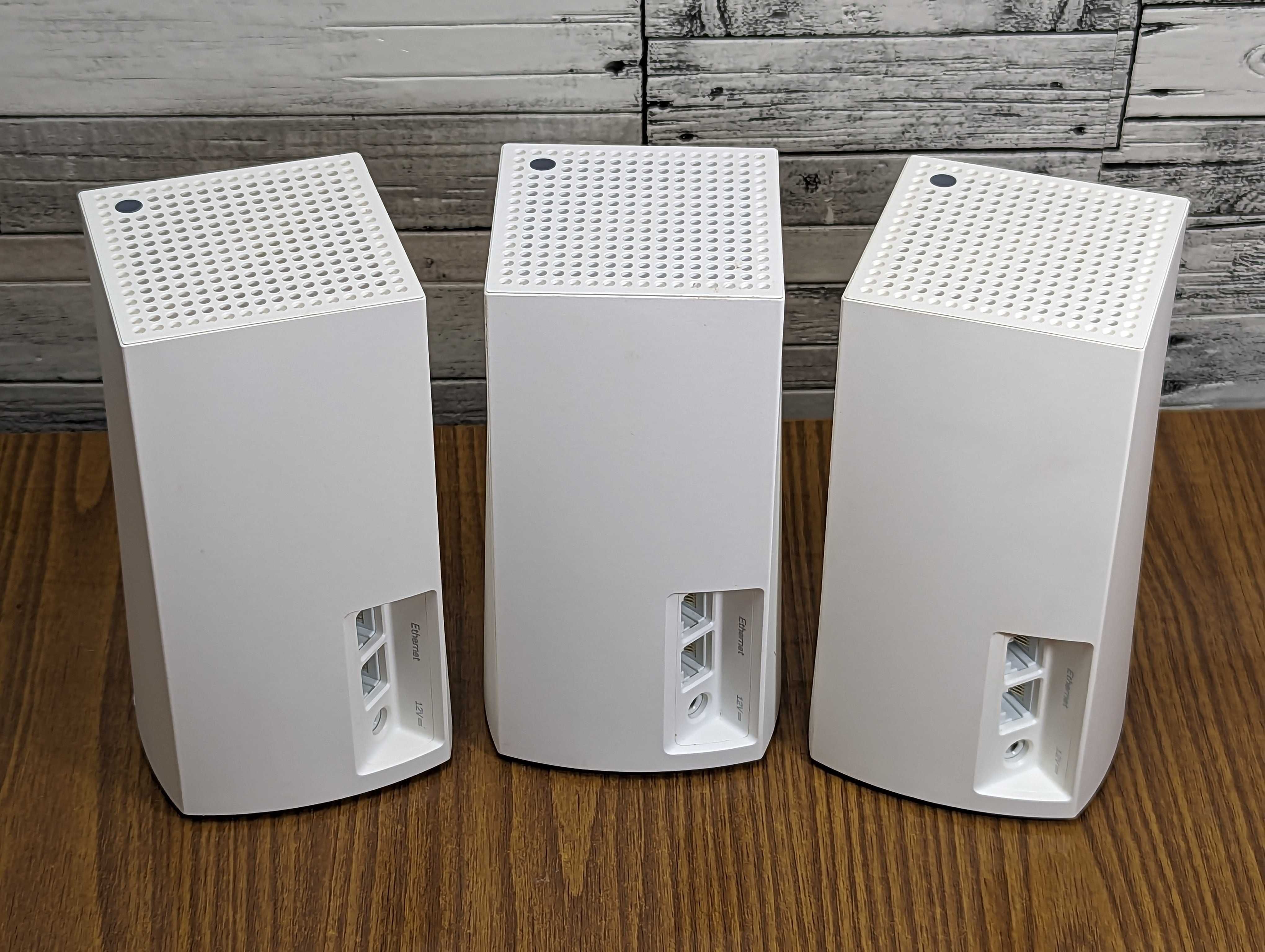3 Роутера WiFi Mesh система Linksys Velop WHW01 CISCO 3 диап. гиг