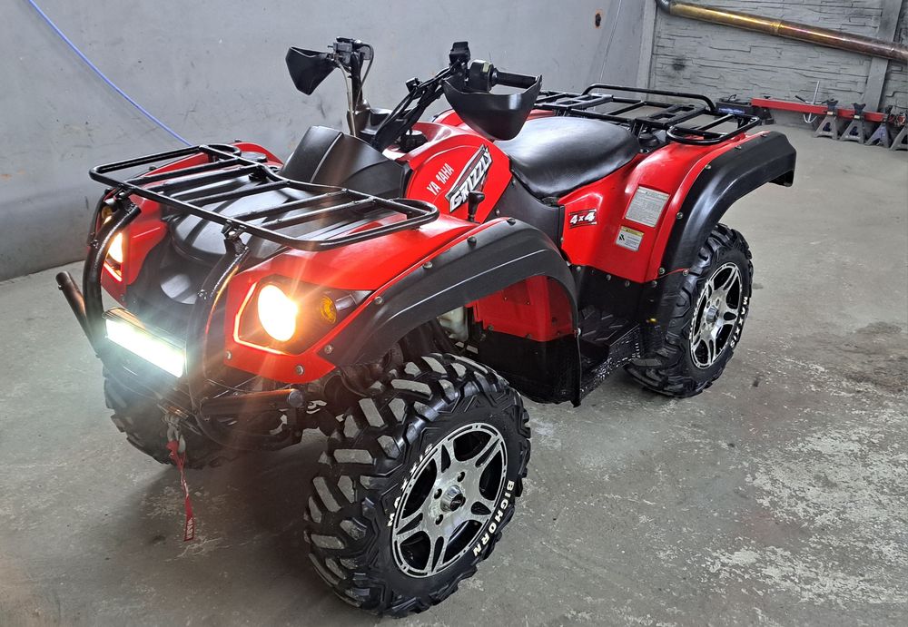 Duży Quad Hisun 500 Kopia Grizzly 4x4 Blokady Alusy Homologacja Okazja