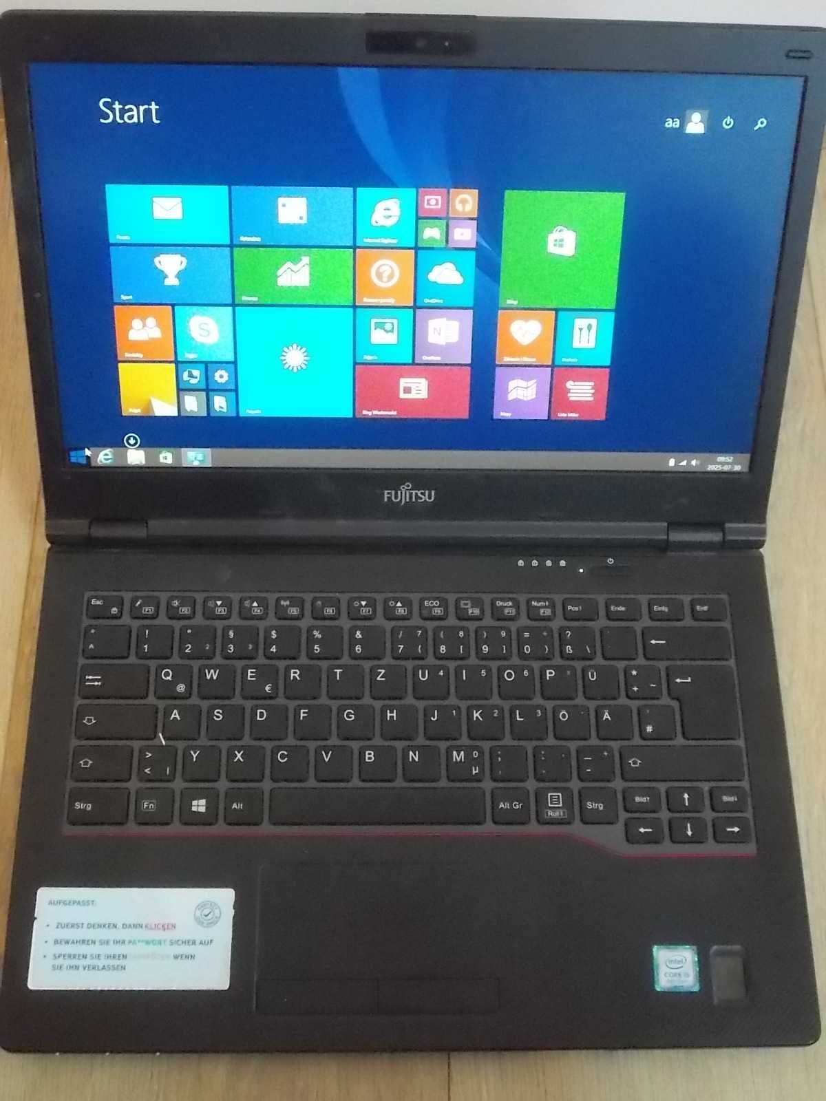 Fujitsu Lifebook E548 Core i5-8250U 16GB DDR4 256GB NVMe