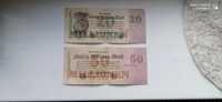 Dwa banknoty niemieckie 1923 rok