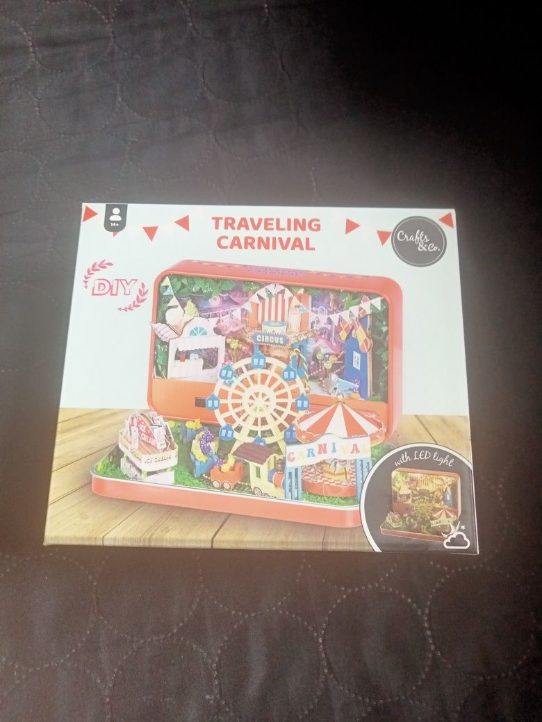 Miniaturowy domek circus Taveling Carnival DIY Craft &Co