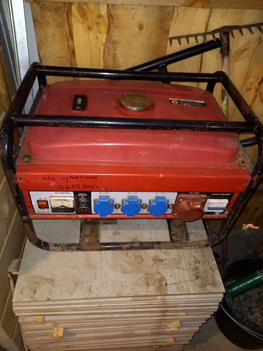 Agregat sprawny jednofazowy, mało pali