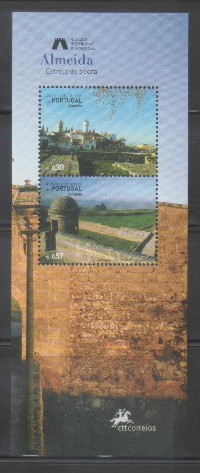 12 BLOCOS 306 a 317 de 2005 / Aldeias Históricas. Novos.
