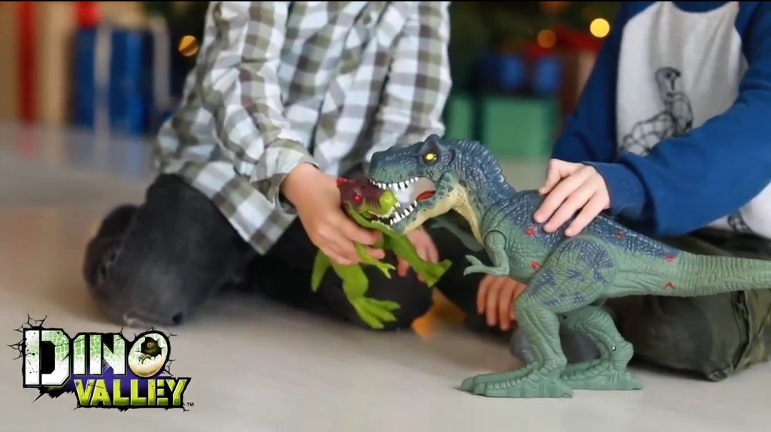 Дінозавр.Интерактивный динозавр,Ігровий набір Dino Valley. Тиранозавр