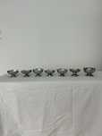Pucharki do lodow metalowe vintage