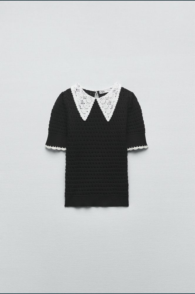 Кофта в стилі old money zara