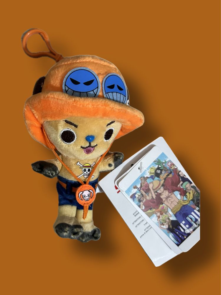 Peluches One Piece - Ace, Chopper P, Chooper O Oficiais