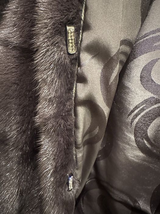 Норковая шуба s автоледи с капюшоном Lola Forner Италия скандинавка