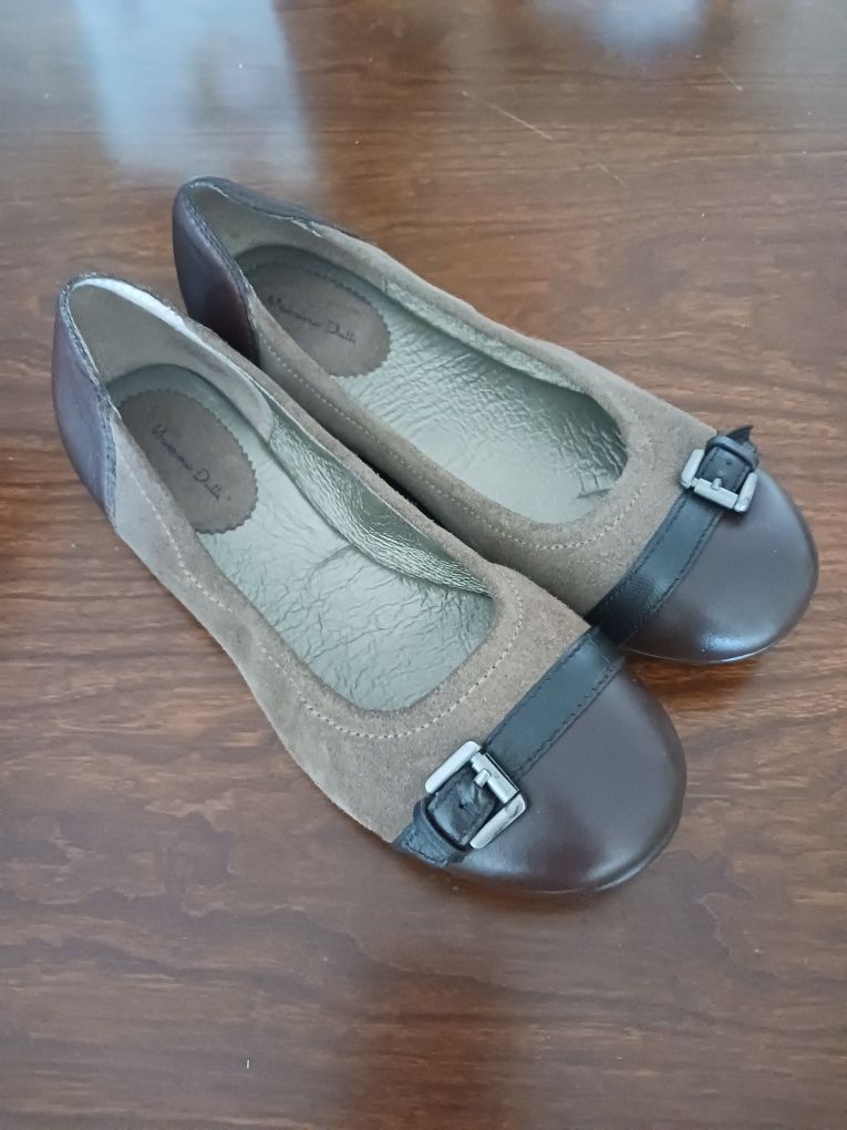 Sabrinas com fivelas, Massimo Dutti, tamanho 35