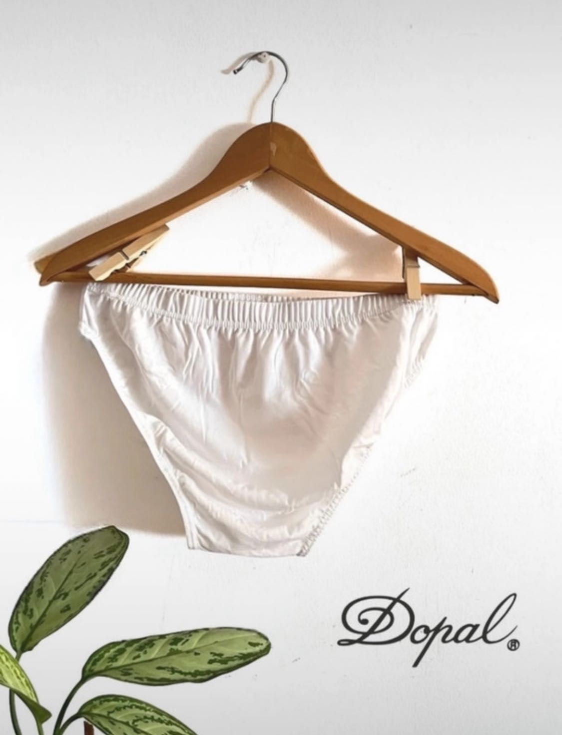 Cueca Dopal Branca 100% Algodão Premium