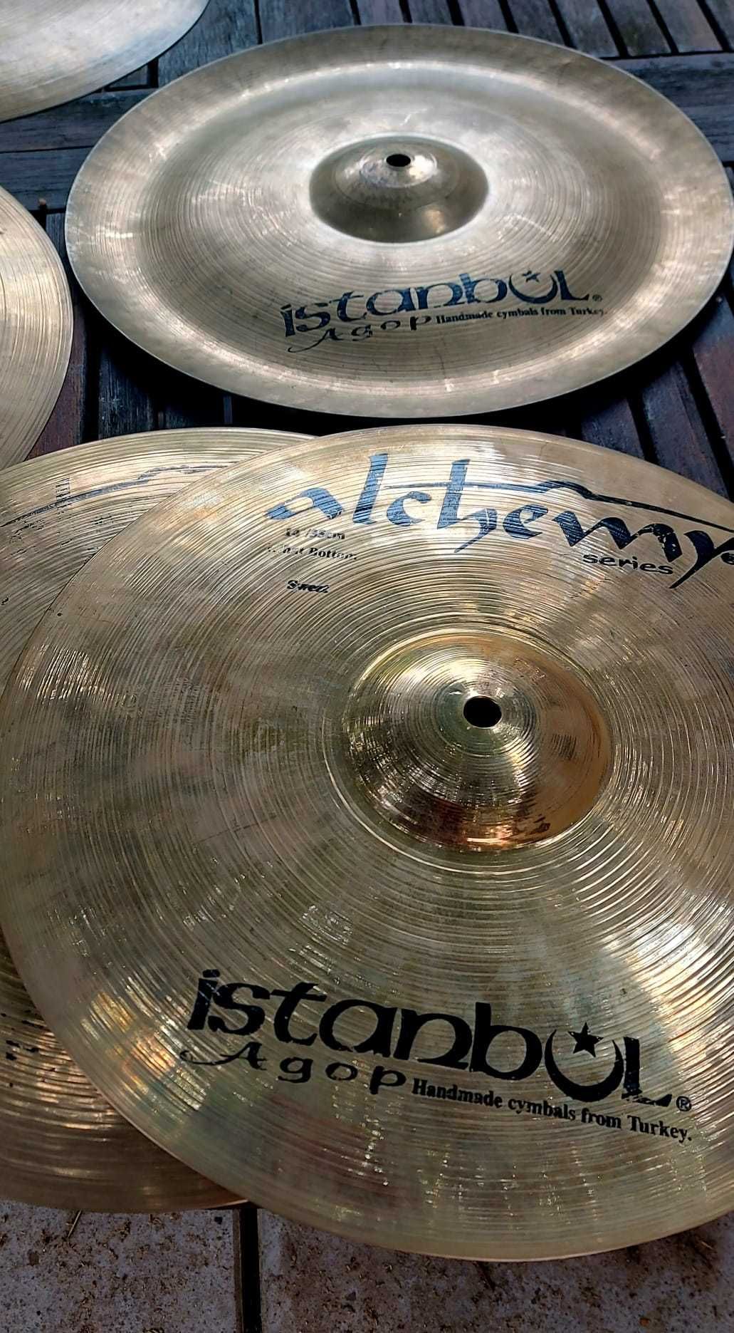 Pratos Istambul serie Alchemy . (Handmade cymbals from Turkey) Vintage