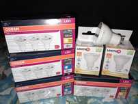 Żarowki Led osram GU10 nowe 6.9W 575lm. 11 sztuk lexman 3 sztuki  6W