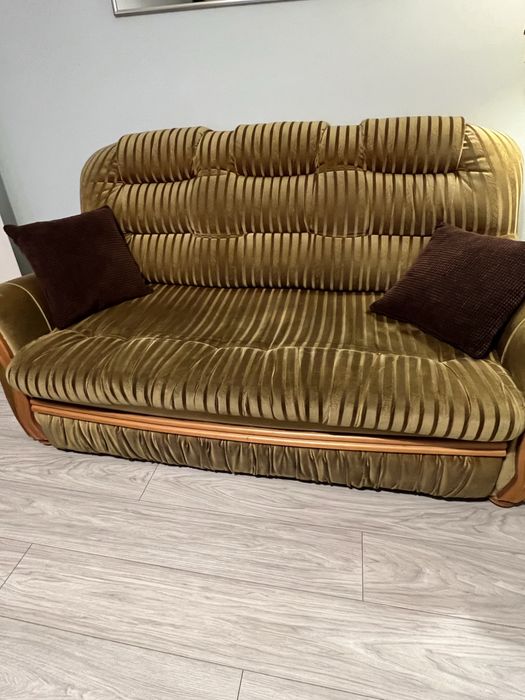Sofa i dwa fotele komplet