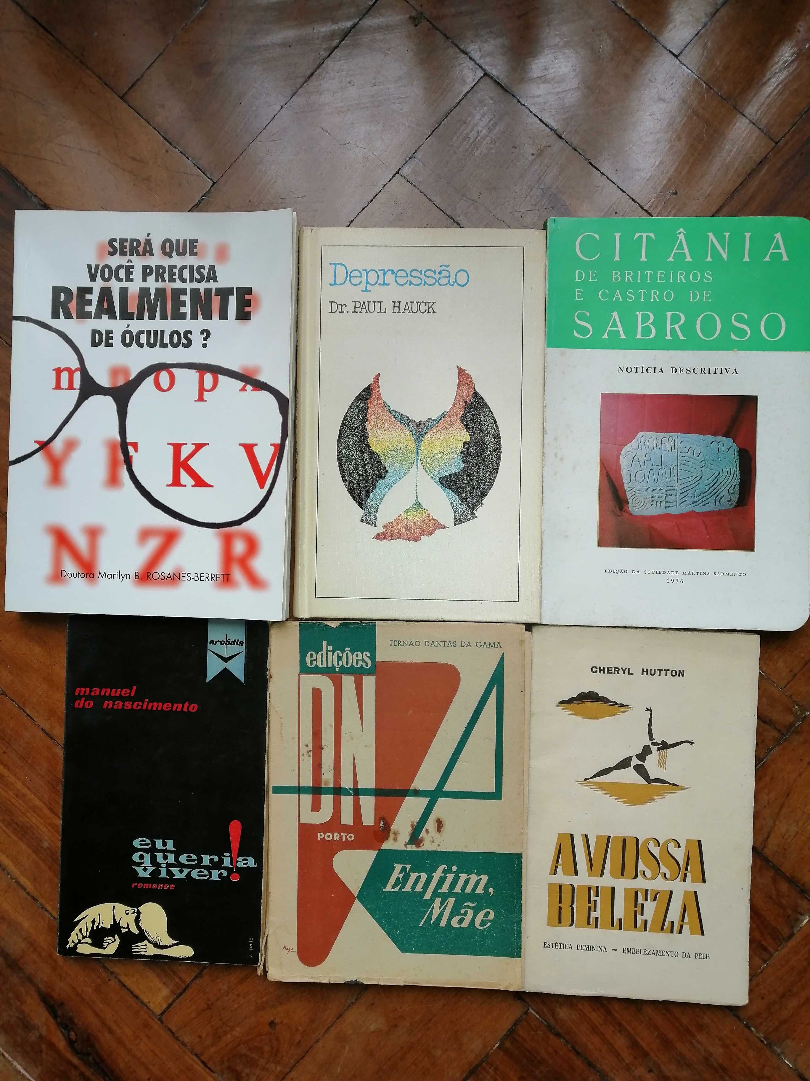 Conjunto de Livros antigos baratos