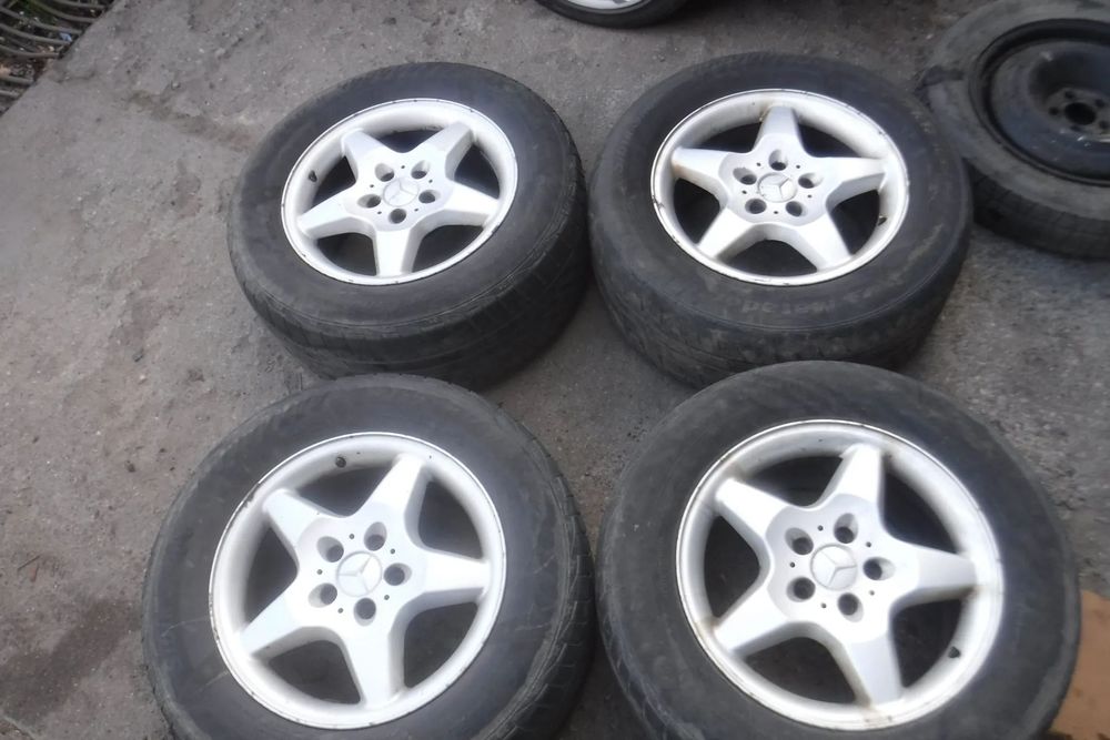 Mercedes ML W163 lift  Alufelgi  opony 17 5X112 felgi ET52 zima zimowe