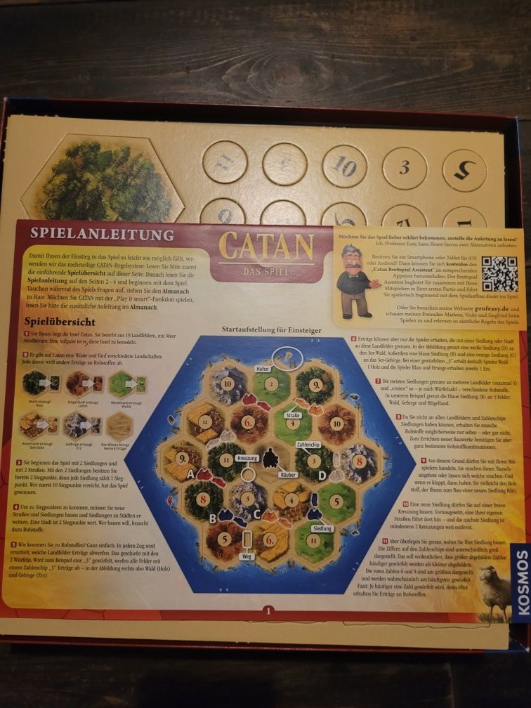 Gra planszowa Kosmos Catan Das Spiel (wersja niemiecka)