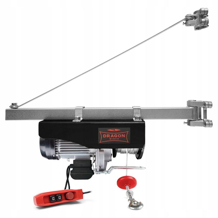 WCIĄGARKA ELEKTRYCZNA LINOWA 990kg 230V +RAMIĘ wciągarka budowlana