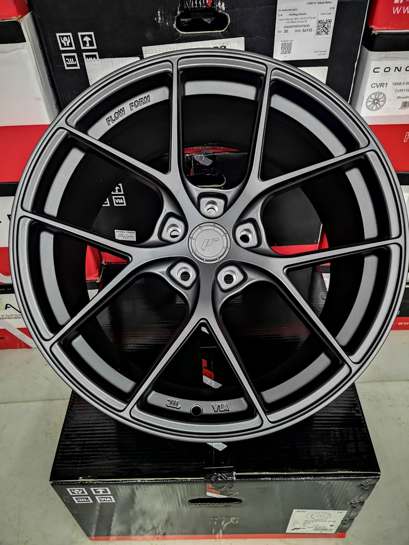 Felgi JR-Wheels SL01 19" 19x9" 19x9,5" 19x10" 5x112 Toyota Supra MK5