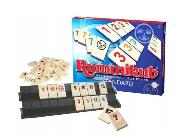 Rummikub Standard Gra liczbowa planszowa logiczna rodzinna