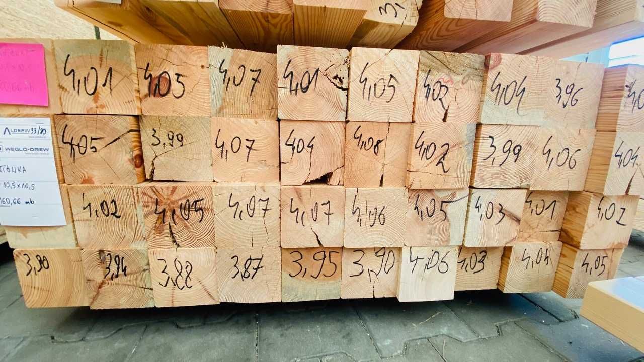 Kantówki, listwy strugane C24 na regał, półkę, altankę
