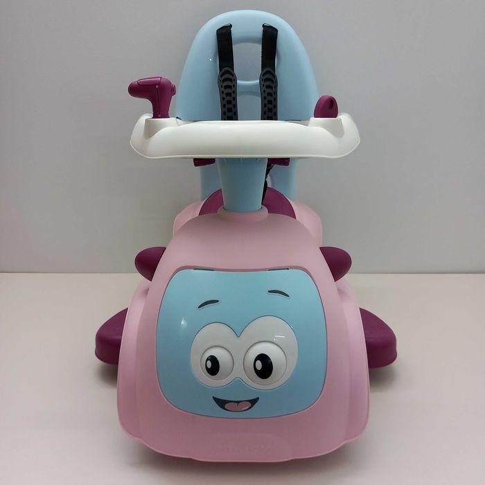 Smoby - Jeździk Maestro 3w1 Różowy 720305 złożony A