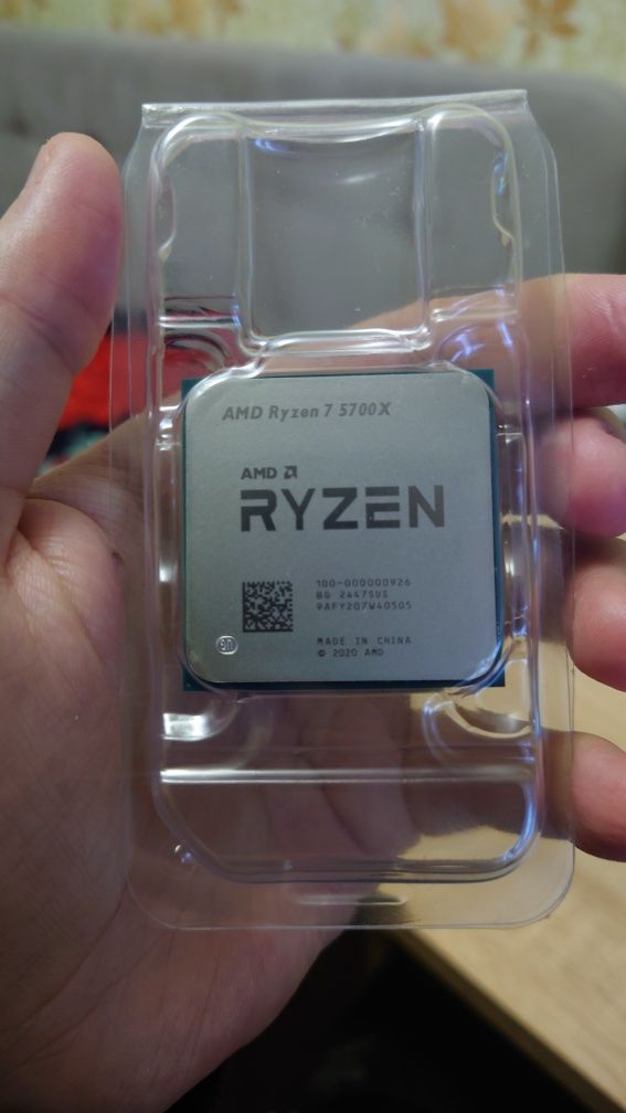 Процессор AMD Ryzen 7 5700X 3.4GHz/32MB Tray Ryzen 7 2700X 3.2-4.1 GHz