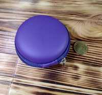 Кейс (чехол) для наушников Round matt - пурпурный