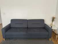 Sofa rozkładana granatowa Vox