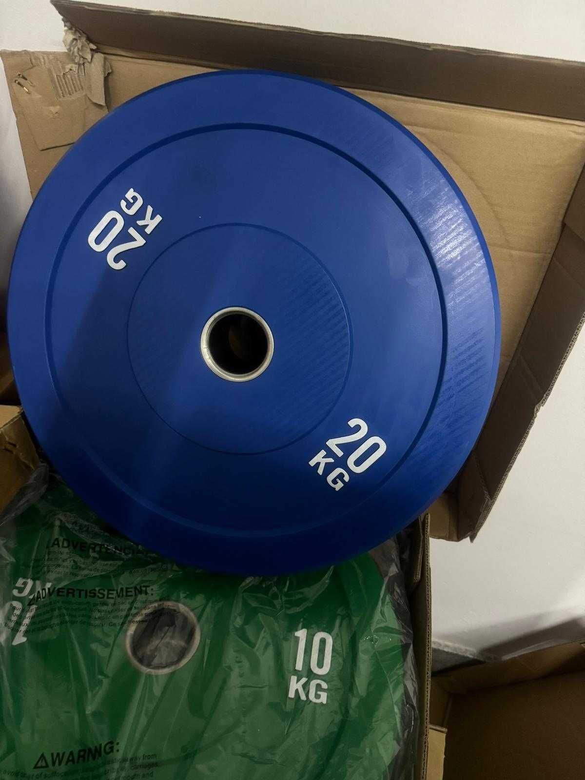 Bumper Colorido Disco Olímpico 20kg