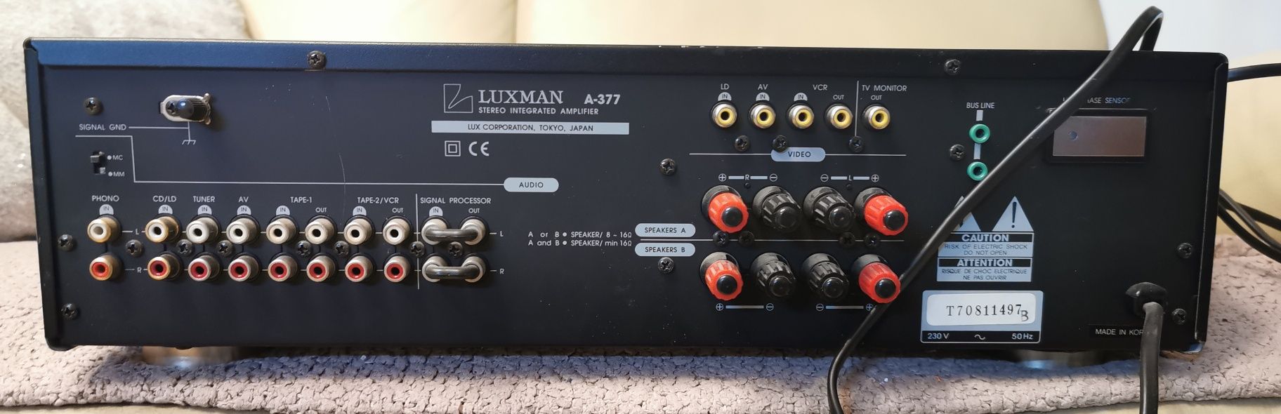 LUXMAN amplifier a-377