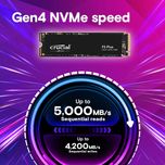 Новый SSD Crucial P3 Plus 1TB M.2 2280 NVMe PCIe 4.0 x4 3D NAND QLC