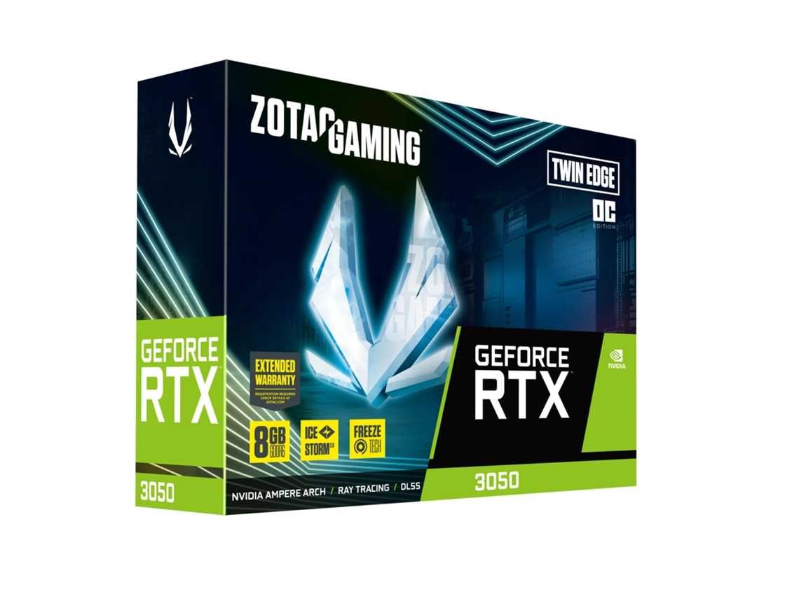 Placa Gráfica Zotac Geforce RTX 3050 8GB GDDR6 Twin Edge OC