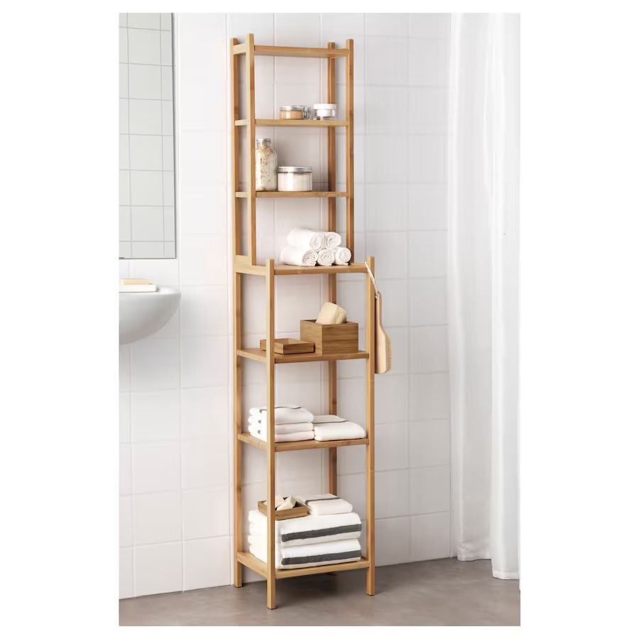 RAGRUND regal bambusowy ikea wysoki 163 cm