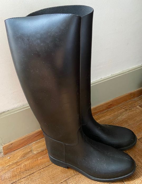 Botas equitação n. 41 e saco de transporte