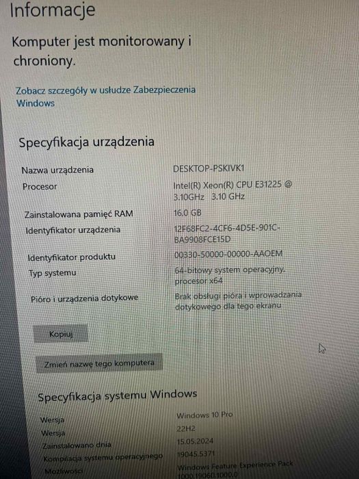Zestaw komputerowy dell