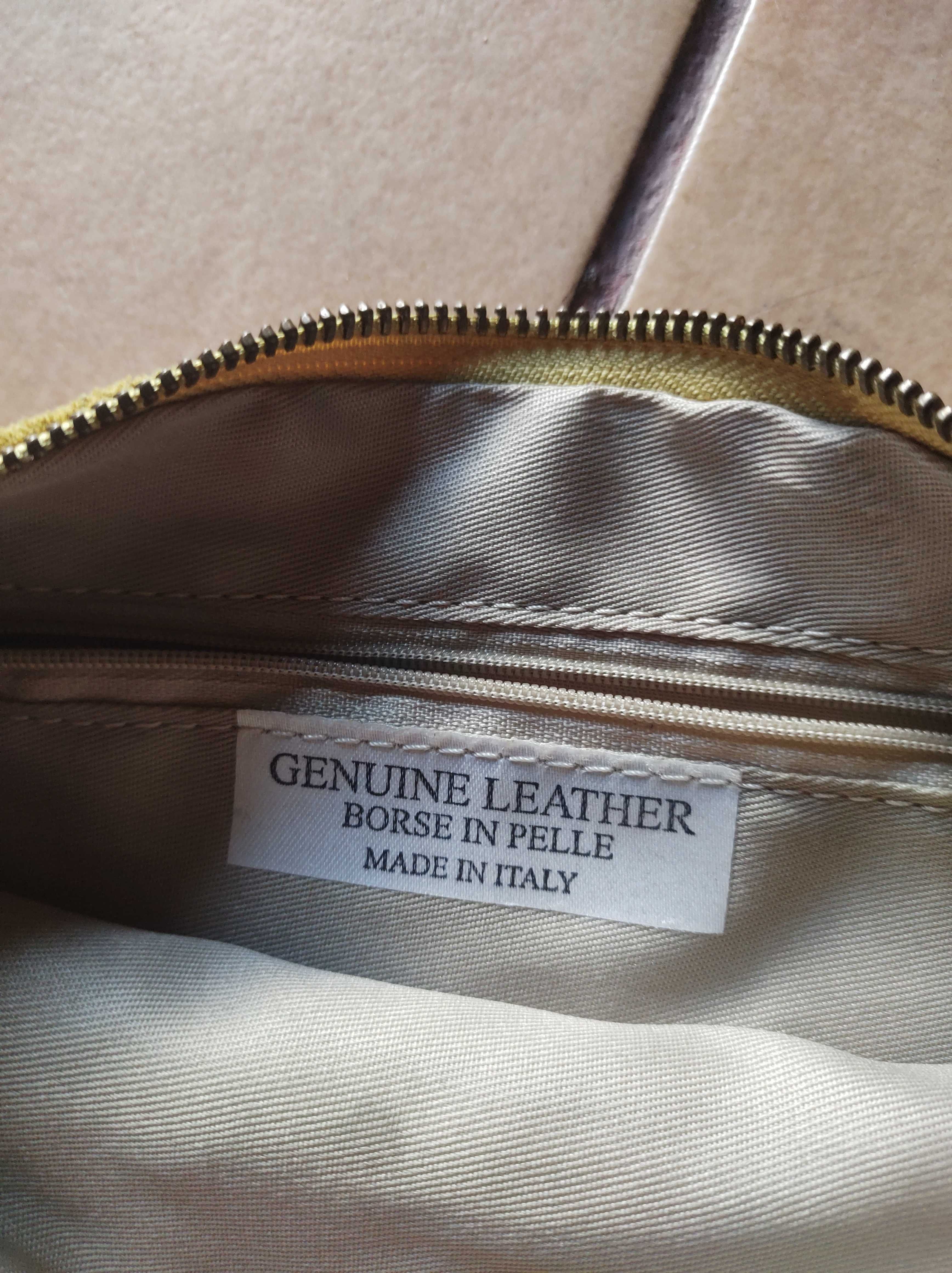 Genuine leather Borse in pelle made in italy etniczna torebka