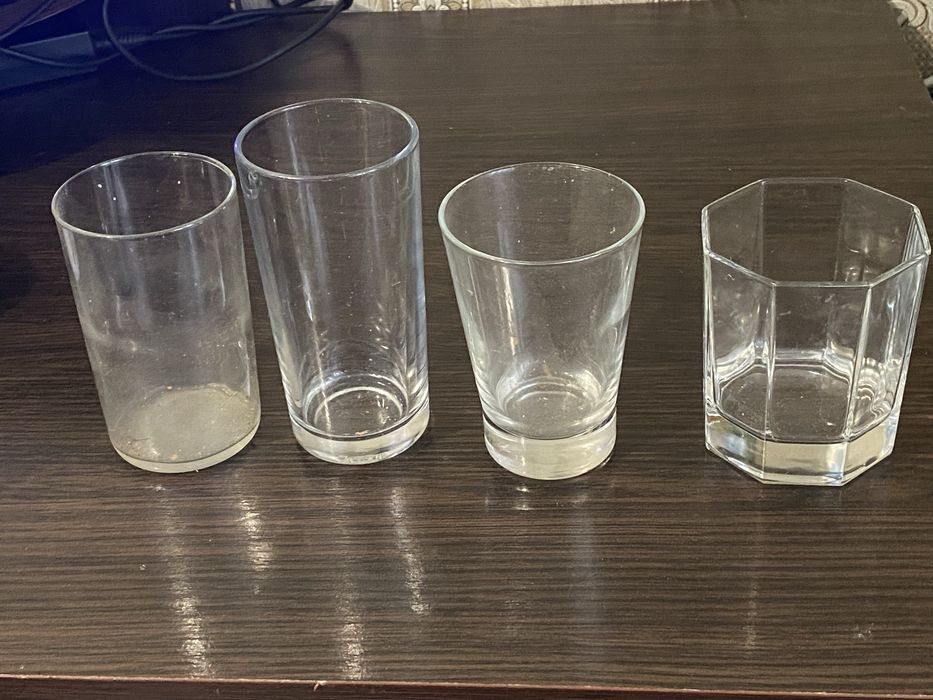 Пересорт посуду рюмки стакани підсвічник